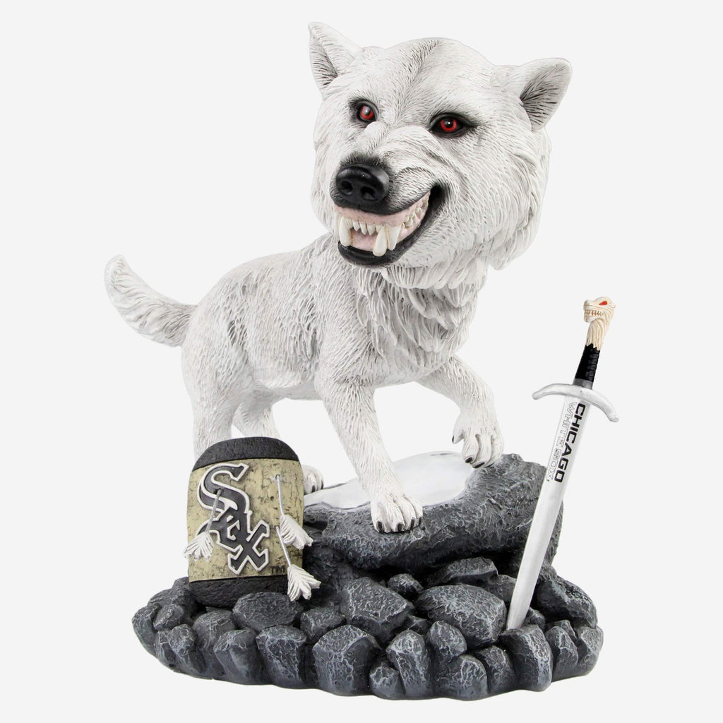 Game of Thrones™ Chicago White Sox Direwolf Bobblehead FOCO - FOCO.com
