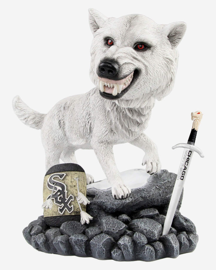 Game of Thrones™ Chicago White Sox Direwolf Bobblehead FOCO - FOCO.com