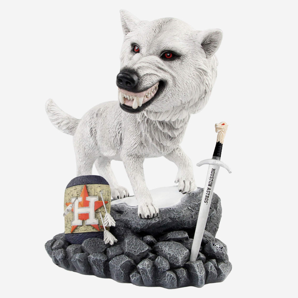 Game of Thrones™ Houston Astros Direwolf Bobblehead FOCO - FOCO.com