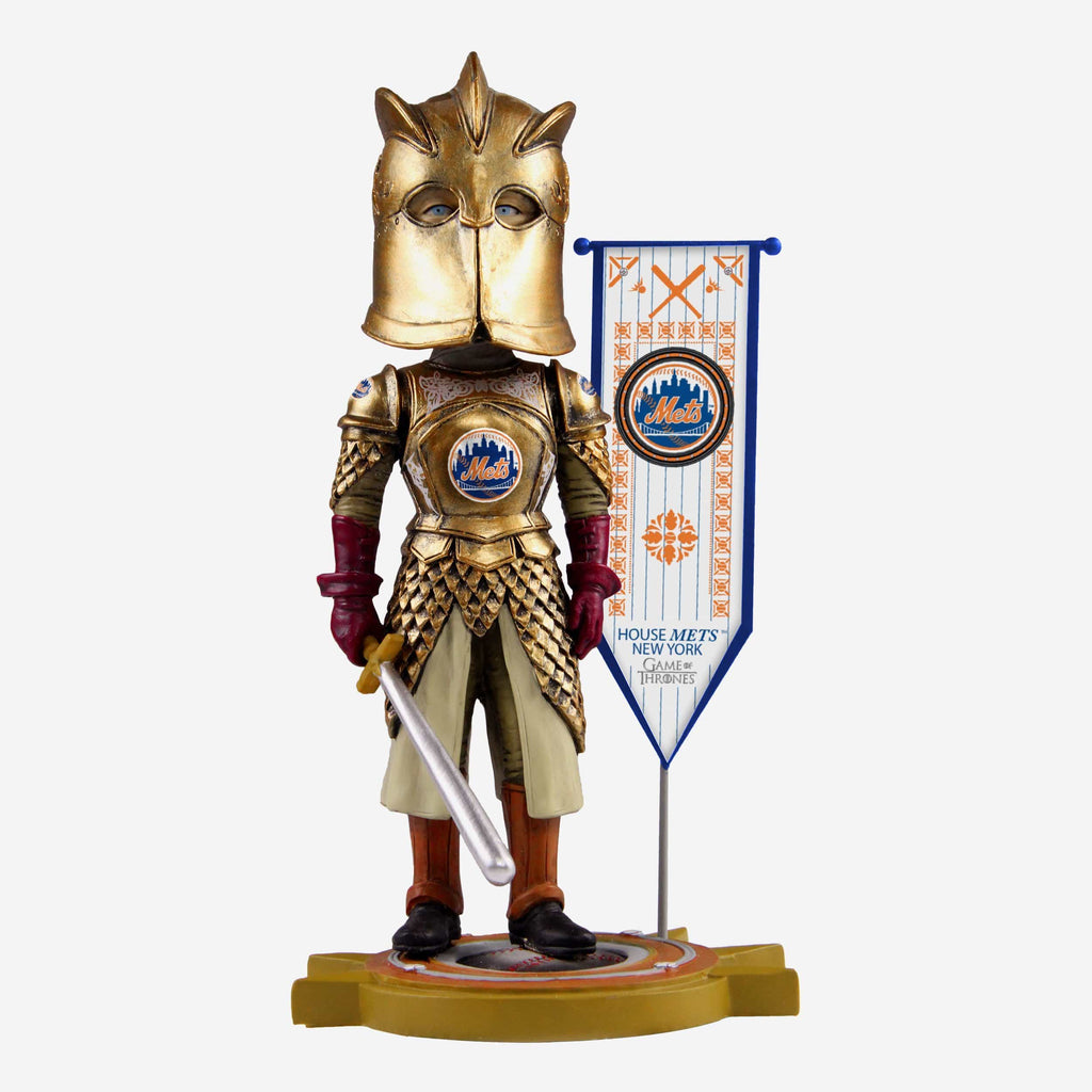 Game of Thrones™ New York Mets Kingsguard Bobblehead FOCO - FOCO.com