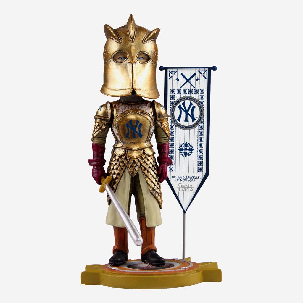 Game of Thrones™ New York Yankees Kingsguard Bobblehead FOCO - FOCO.com
