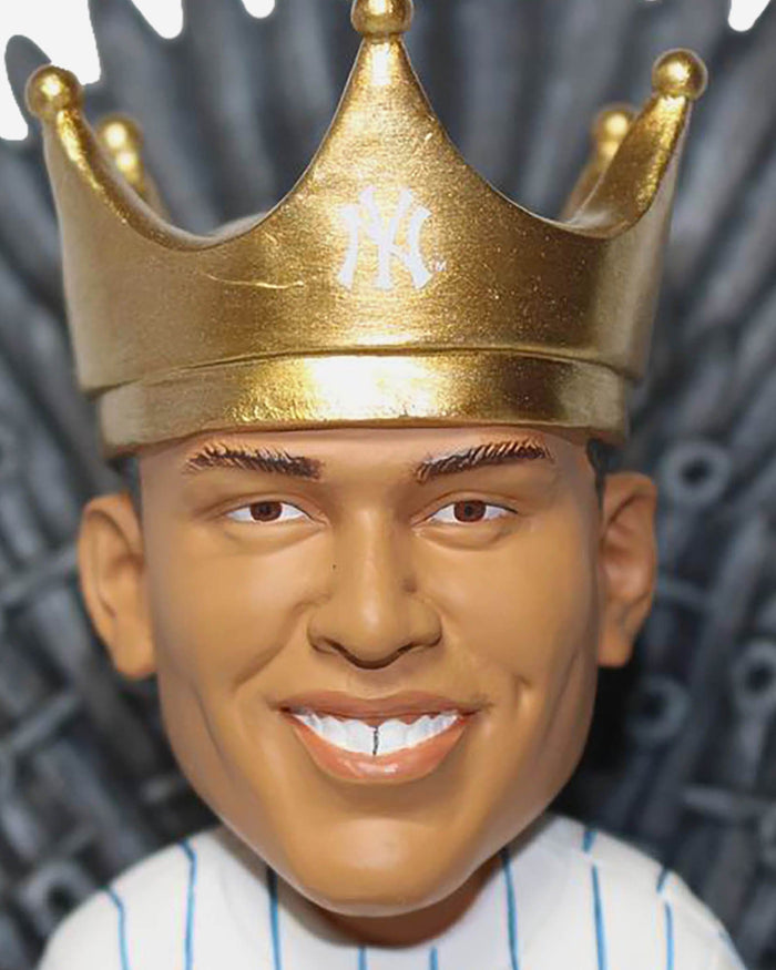 Game of Thrones™ New York Yankees Aaron Judge Iron Throne Bobblehead FOCO - FOCO.com