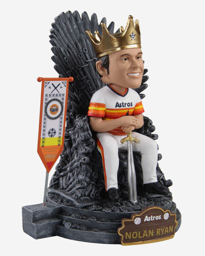 Game of Thrones™ Nolan Ryan Houston Astros Iron Throne Legends Bobblehead FOCO - FOCO.com