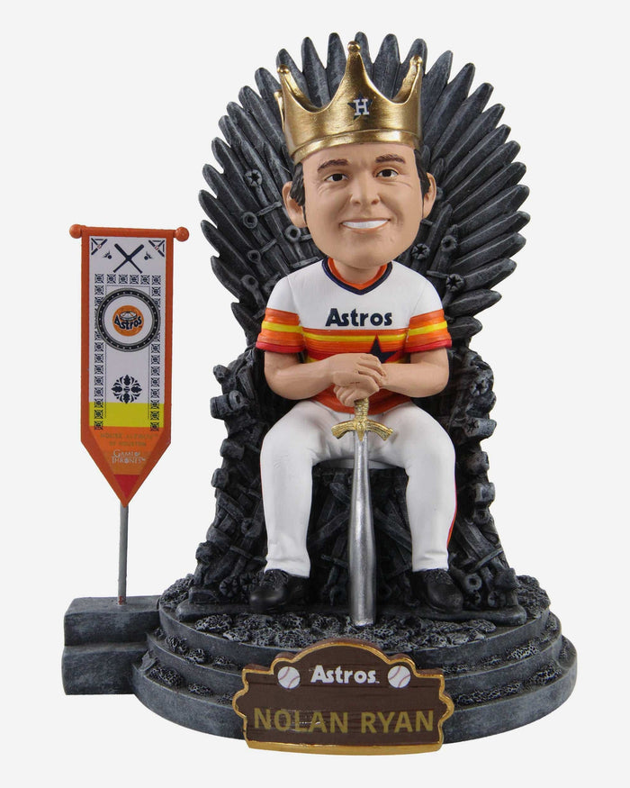 Game of Thrones™ Nolan Ryan Houston Astros Iron Throne Legends Bobblehead FOCO - FOCO.com