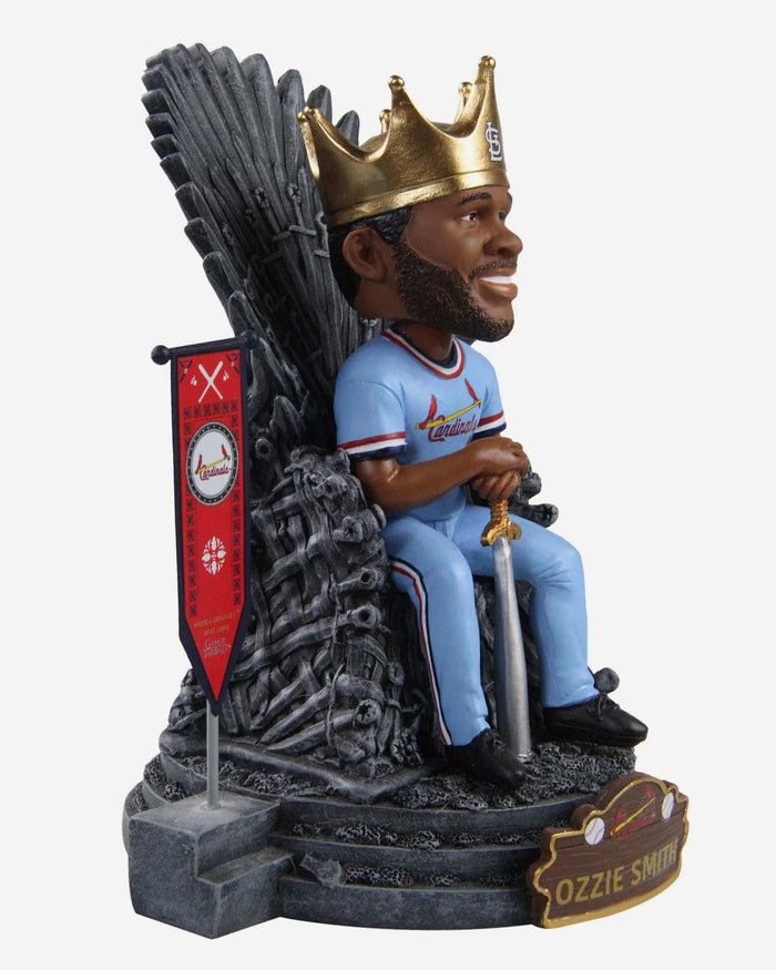 Game of Thrones™ Ozzie Smith St Louis Cardinals Iron Throne Legends Bobblehead FOCO - FOCO.com