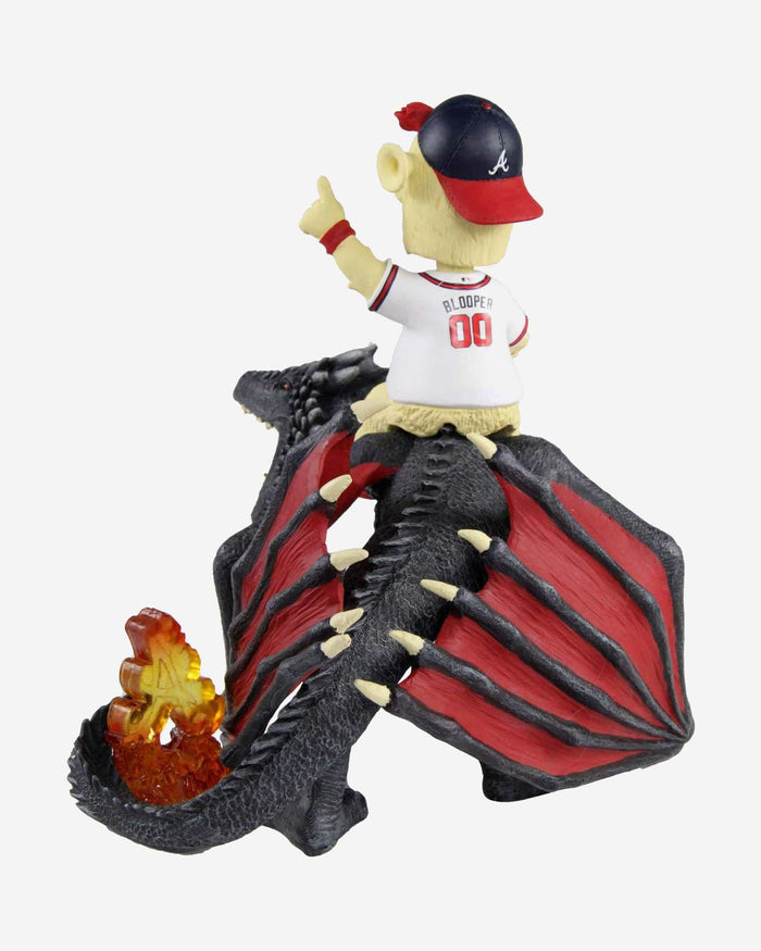 Game of Thrones™ Atlanta Braves Blooper Mascot On Fire Dragon Bobblehead FOCO - FOCO.com