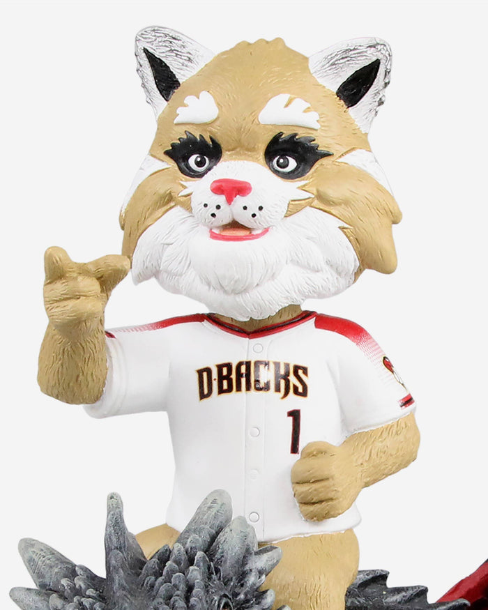 Game of Thrones™ Arizona Diamondbacks D Baxter The Bobcat Mascot On Fire Dragon Bobblehead FOCO - FOCO.com