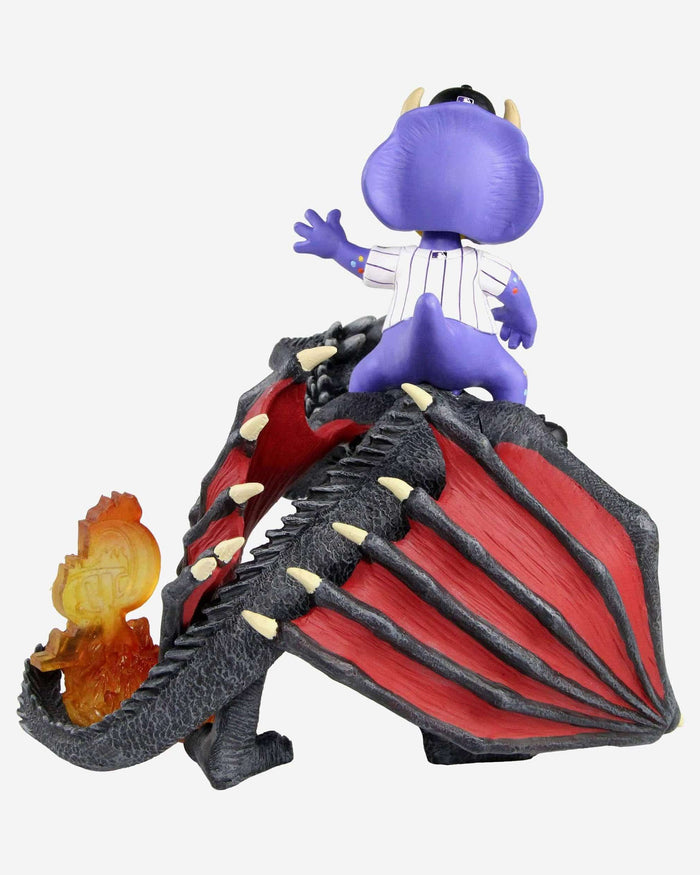 Game of Thrones™ Colorado Rockies Dinger Mascot On Fire Dragon Bobblehead FOCO - FOCO.com