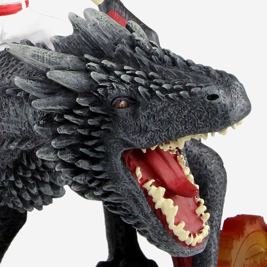 Game of Thrones™ Cincinnati Reds Mr Redlegs Mascot On Fire Dragon Bobb FOCO