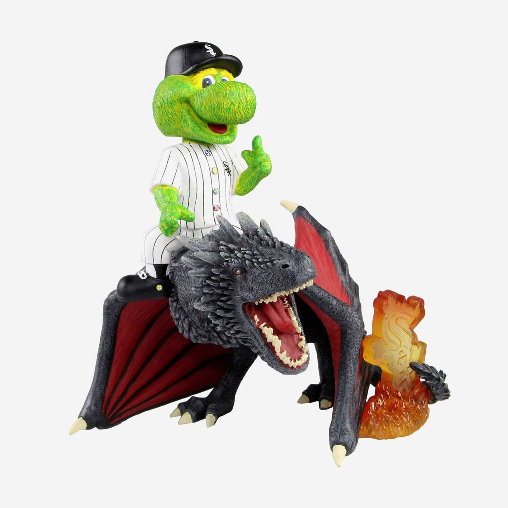 Game of Thrones™ Chicago White Sox Southpaw Mascot On Fire Dragon Bobblehead FOCO - FOCO.com