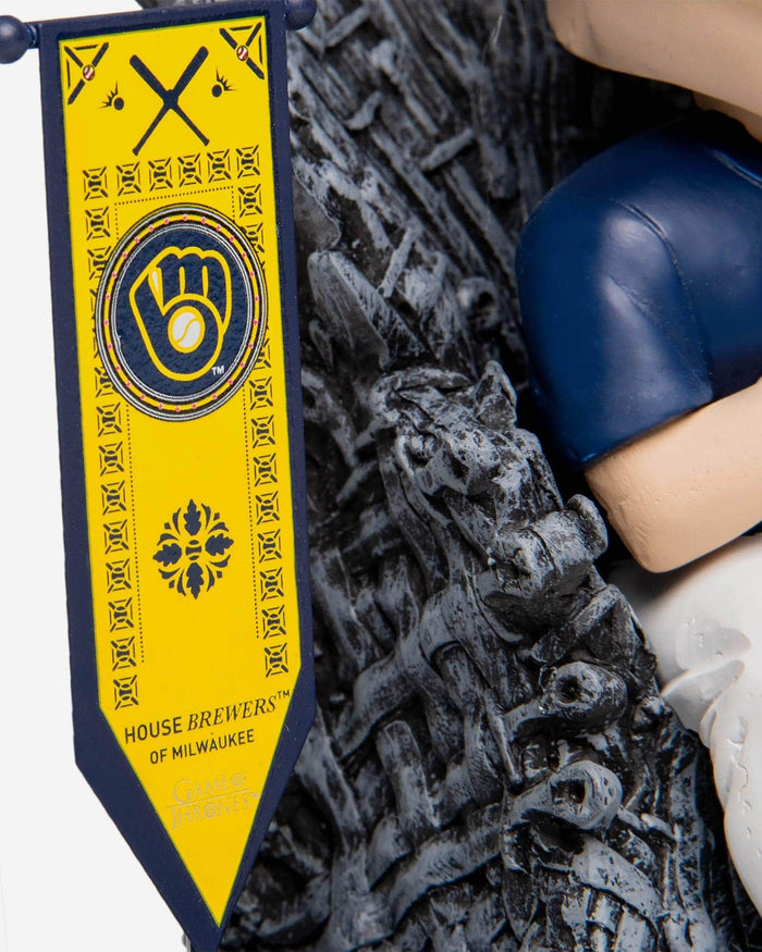 Game of Thrones™ Milwaukee Brewers Bernie Brewer Mascot Bobblehead FOCO - FOCO.com