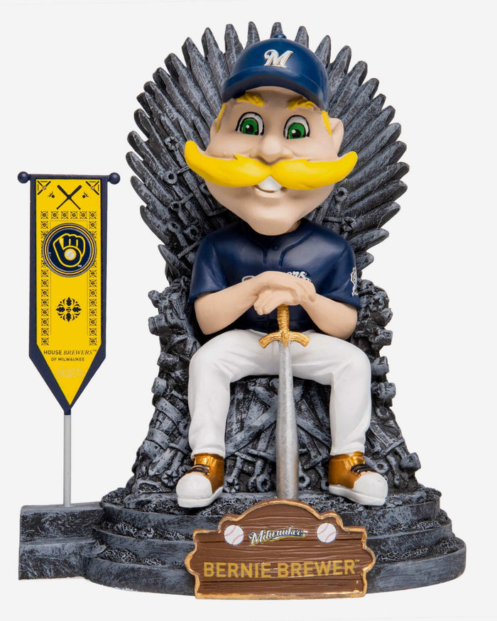 Game of Thrones™ Milwaukee Brewers Bernie Brewer Mascot Bobblehead FOCO - FOCO.com