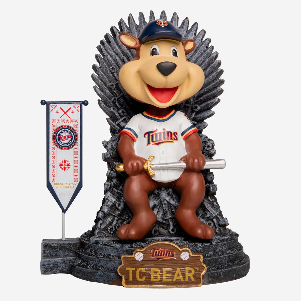 Game of Thrones™ Minnesota Twins TC Bear Mascot Bobblehead FOCO - FOCO.com