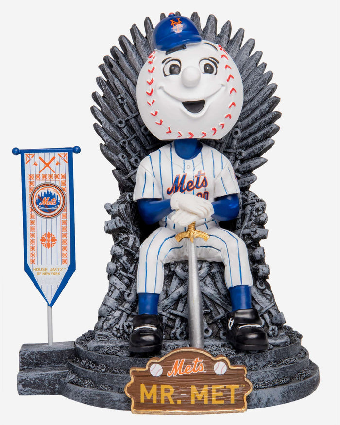 Game of Thrones™ New York Mets Mr Met Mascot Bobblehead FOCO - FOCO.com