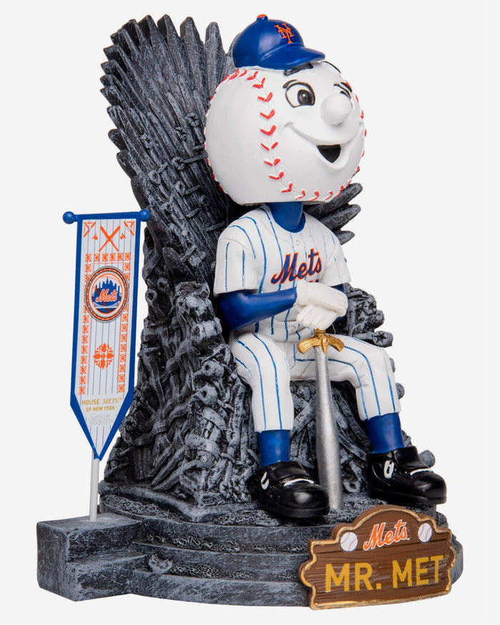 Game of Thrones™ New York Mets Mr Met Mascot Bobblehead FOCO - FOCO.com