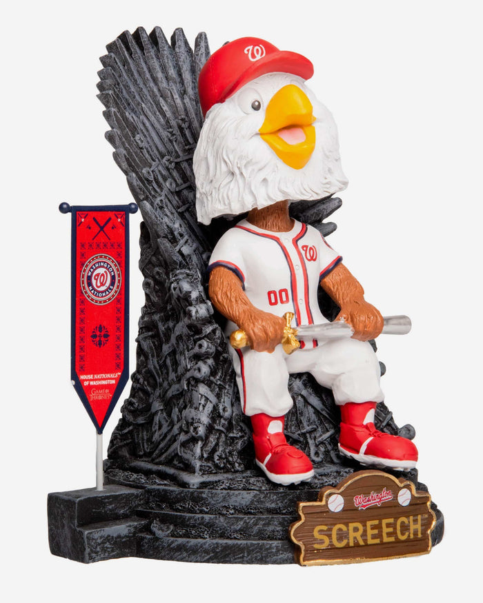 Game of Thrones™ Washington Nationals Screech Mascot Bobblehead FOCO - FOCO.com