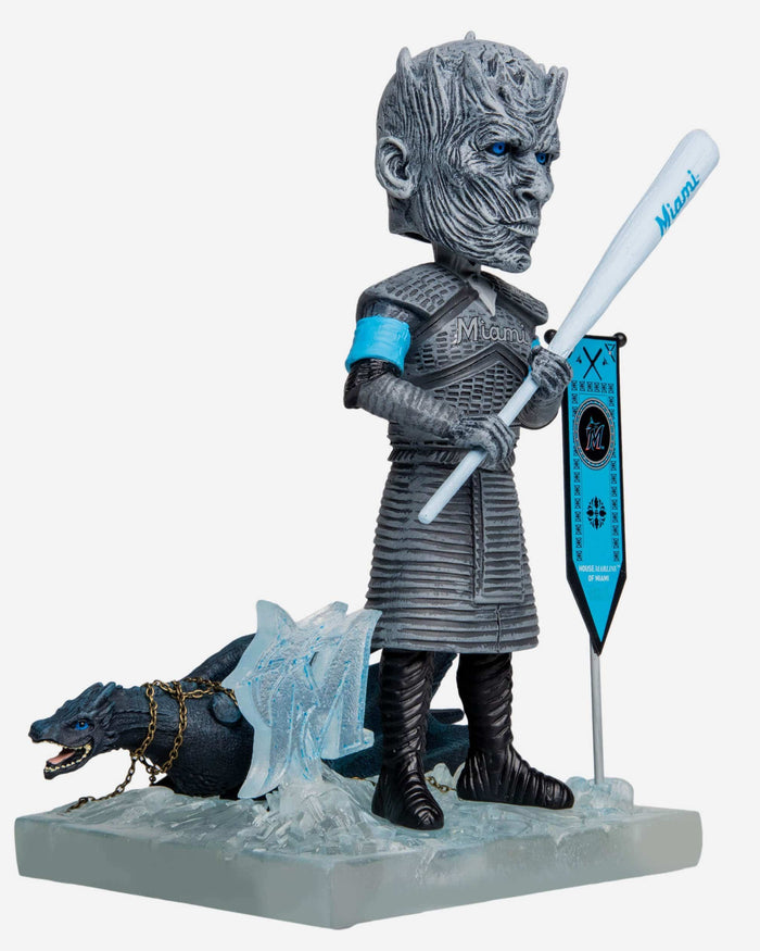 Game of Thrones™ Miami Marlins Night King Bobblehead FOCO - FOCO.com