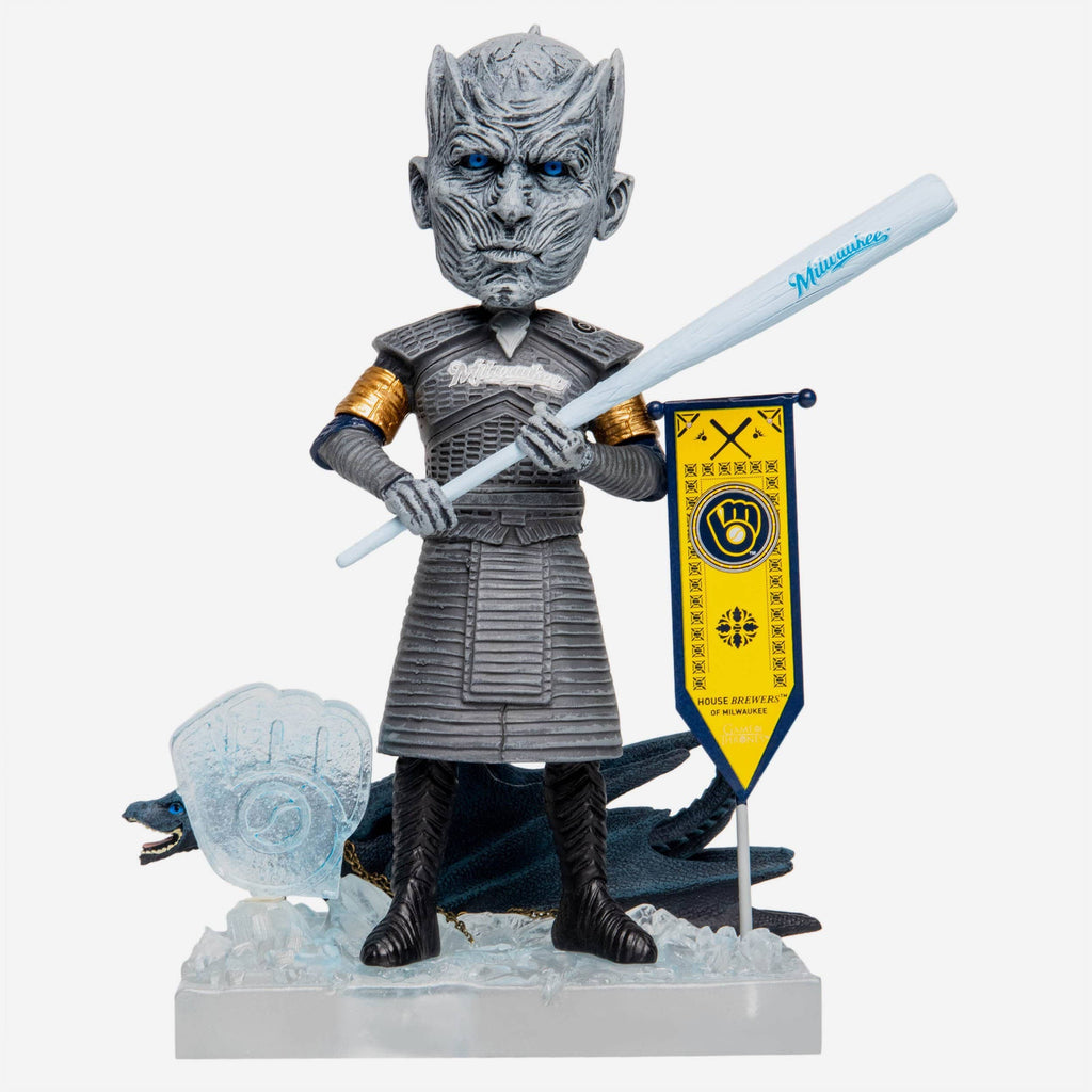 Game of Thrones™ Milwaukee Brewers Night King Bobblehead FOCO - FOCO.com