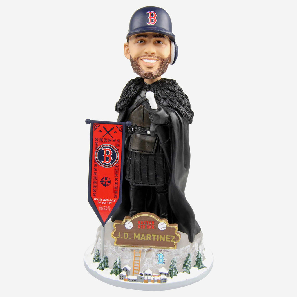 Game of Thrones™ Boston Red Sox JD Martinez Night's Watch Bobblehead FOCO - FOCO.com