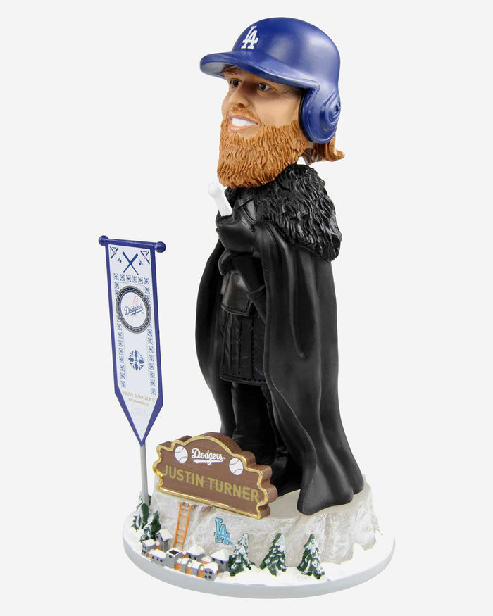 Game of Thrones™ Los Angeles Dodgers Justin Turner Night's Watch Bobblehead FOCO - FOCO.com