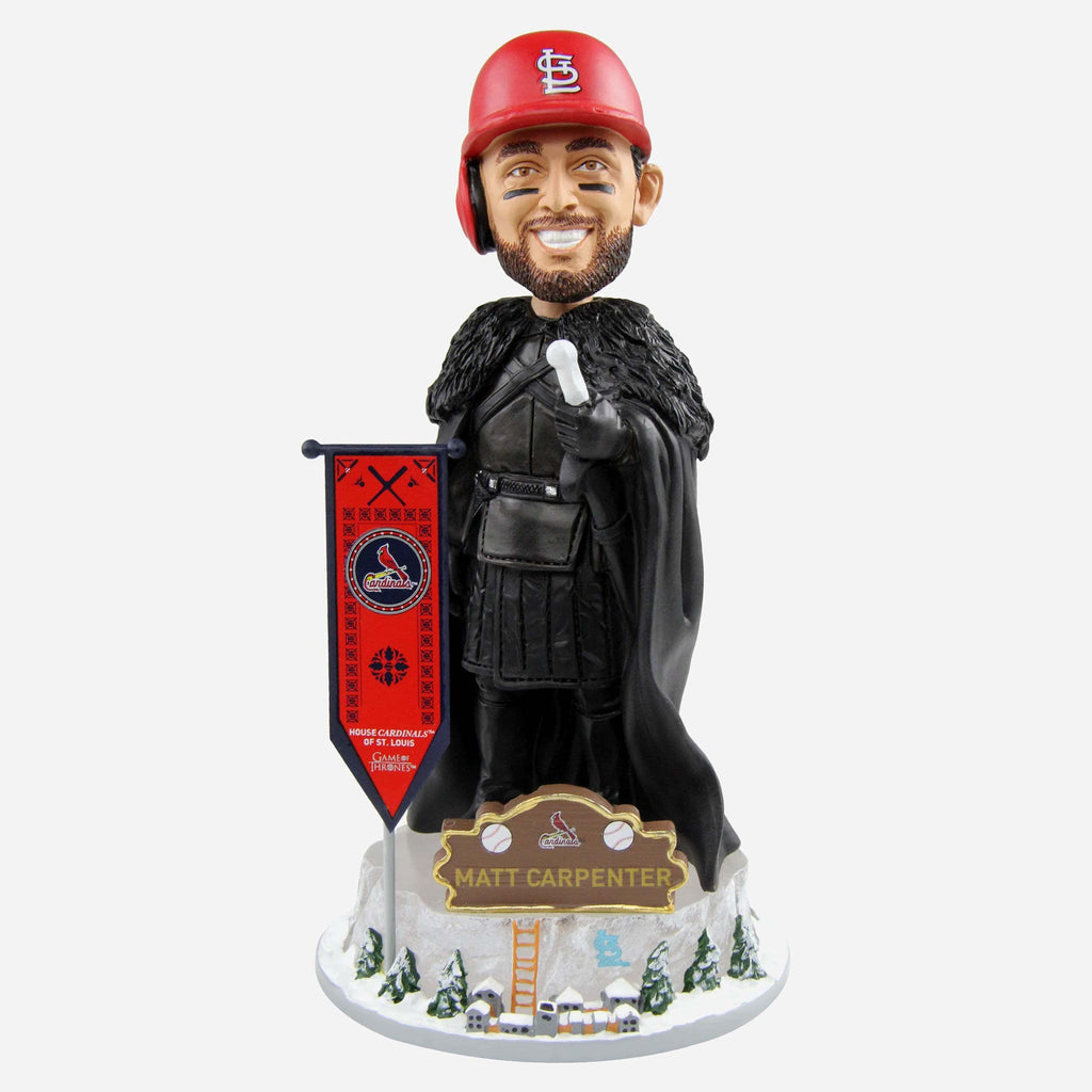 Game of Thrones™ St Louis Cardinals Matt Carpenter Night's Watch Bobblehead FOCO - FOCO.com