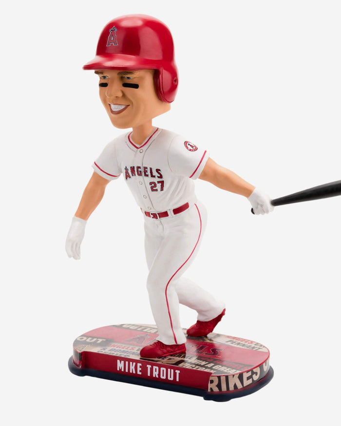 Mike Trout Los Angeles Angels Headline Bobblehead FOCO - FOCO.com