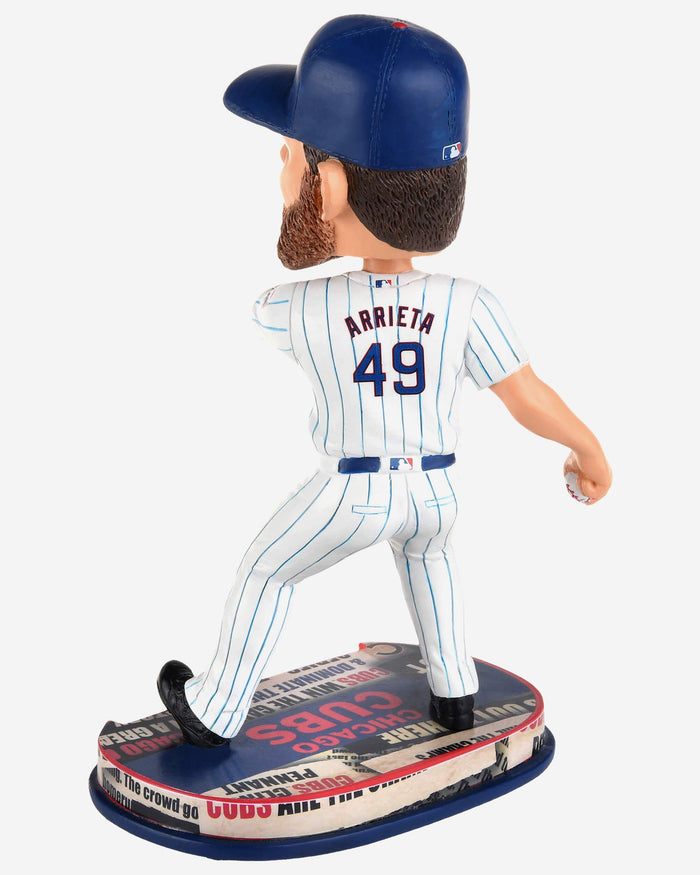 Jake Arrieta Chicago Cubs Headline Bobblehead FOCO - FOCO.com