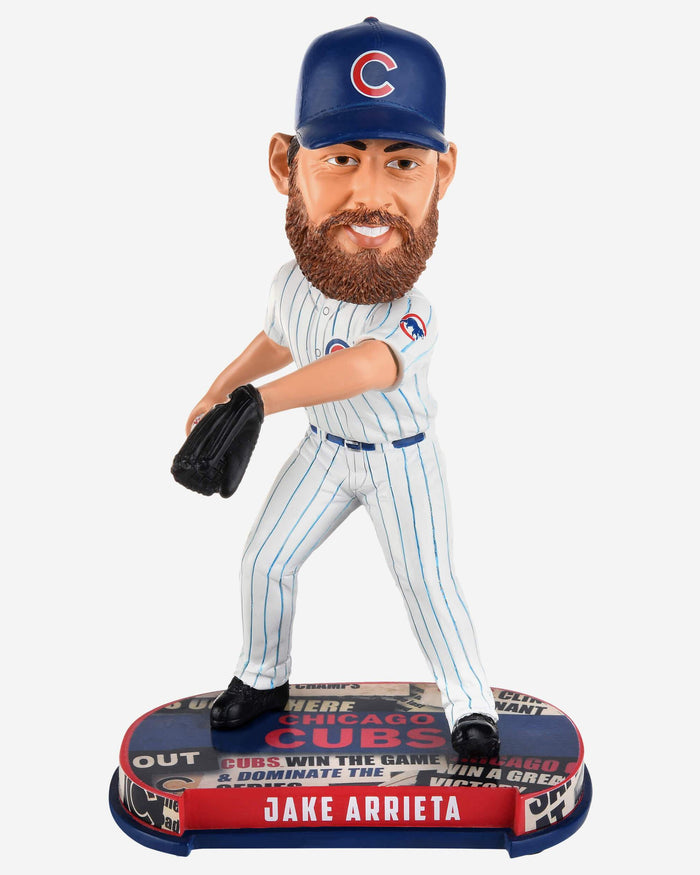 Jake Arrieta Chicago Cubs Headline Bobblehead FOCO - FOCO.com