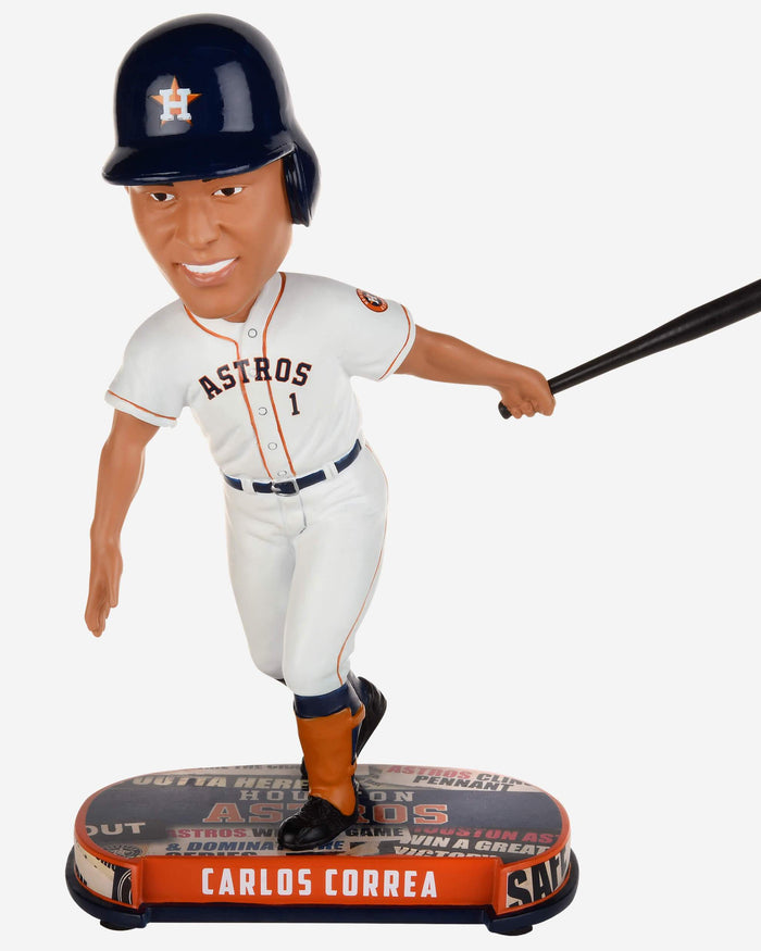 Carlos Correa Houston Astros Headline Bobblehead FOCO - FOCO.com