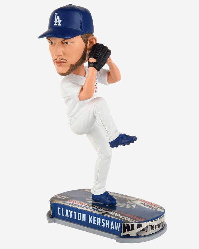 Clayton Kershaw Los Angeles Dodgers Headline Bobblehead FOCO - FOCO.com