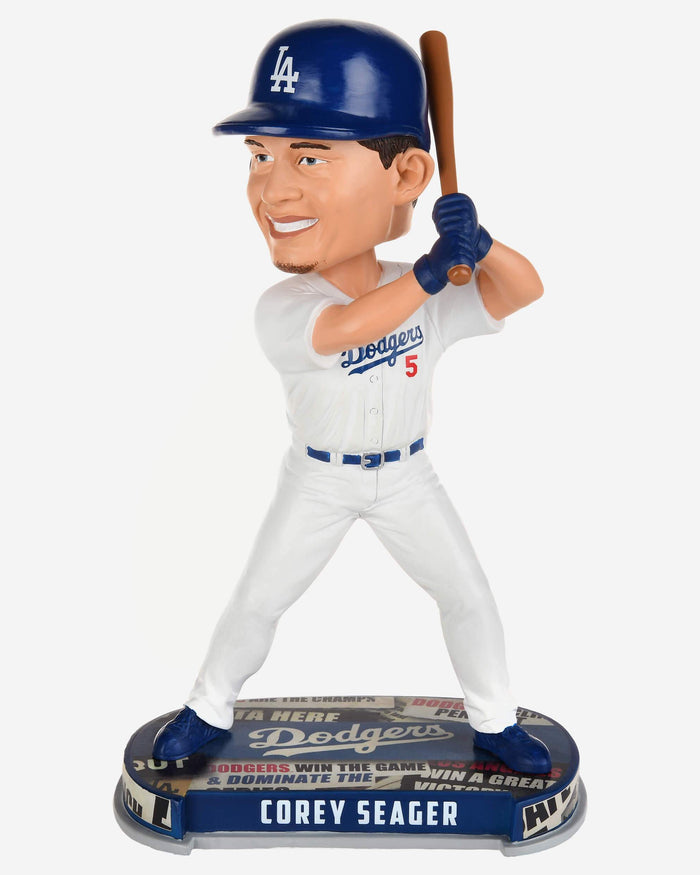 Corey Seager Los Angeles Dodgers Headline Bobblehead FOCO - FOCO.com