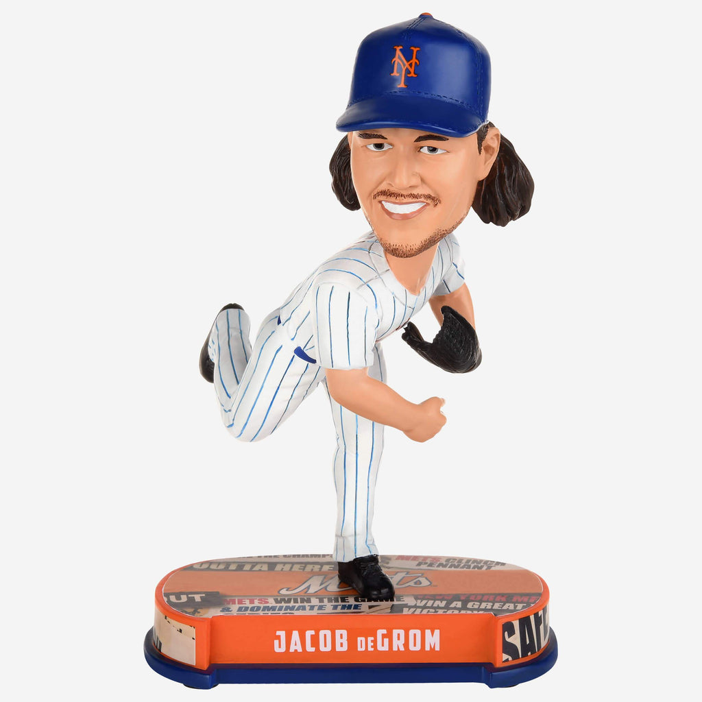 Jacob deGrom New York Mets Headline Bobblehead FOCO - FOCO.com