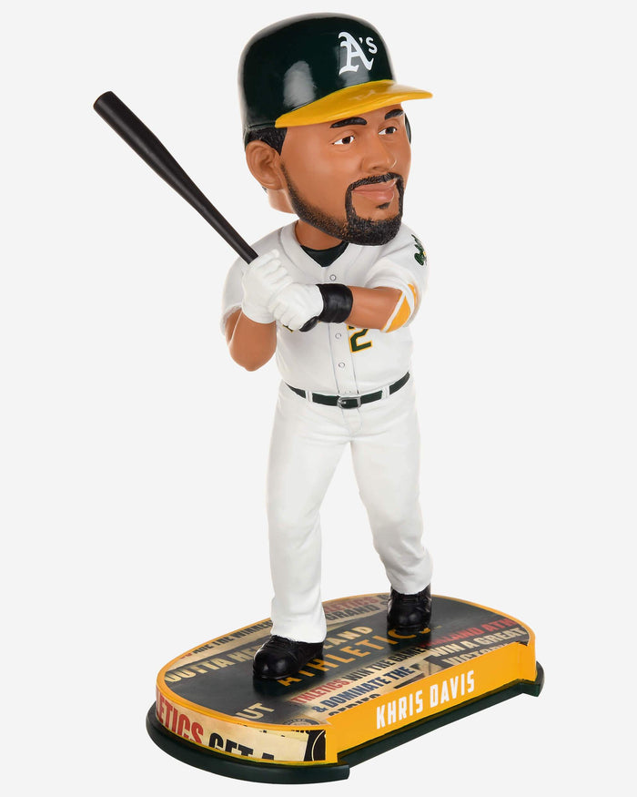 Khris Davis Oakland Athletics Headline Bobblehead FOCO - FOCO.com