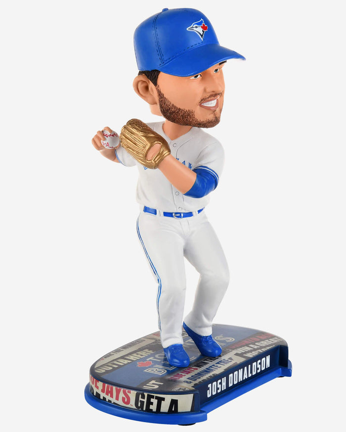 Josh Donaldson Toronto Blue Jays Headline Bobblehead FOCO - FOCO.com