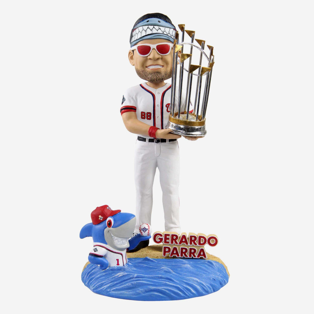 Gerardo Parra Washington Nationals 2019 World Series Champions Island Base Bobblehead FOCO - FOCO.com