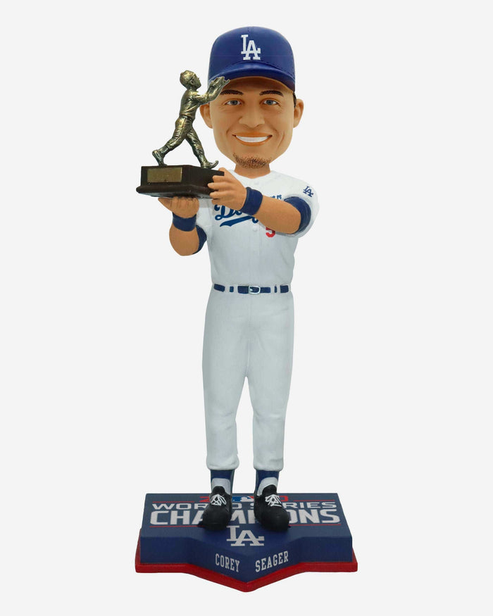 Corey Seager Los Angeles Dodgers 2020 World Series Champions MVP Bobblehead FOCO - FOCO.com