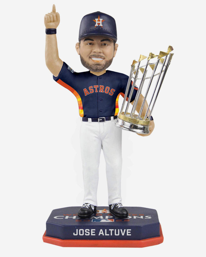 Jose Altuve Houston Astros Navy Blue Uniform 2022 World Series Champions Bobblehead FOCO - FOCO.com