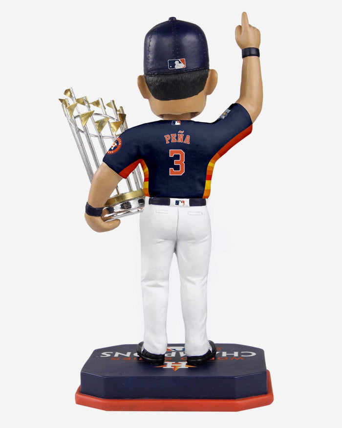 Jeremy Pena Houston Astros Navy Blue Uniform 2022 World Series Champions Bobblehead FOCO - FOCO.com