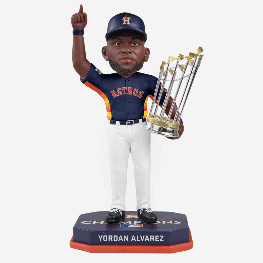 Yordan Alvarez Houston Astros Navy Blue Uniform 2022 World Series Champions Bobblehead FOCO - FOCO.com