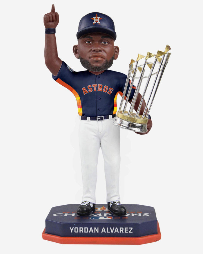 Yordan Alvarez Houston Astros Navy Blue Uniform 2022 World Series Champions Bobblehead FOCO - FOCO.com