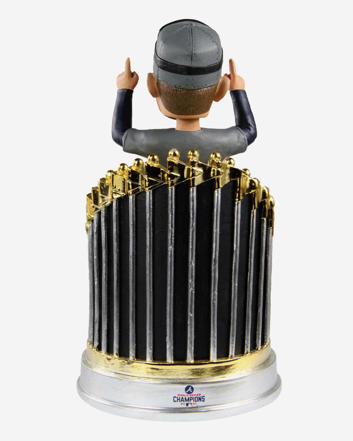 Freddie Freeman Atlanta Braves 2021 World Series Champions Player In Trophy Bobblehead FOCO - FOCO.com