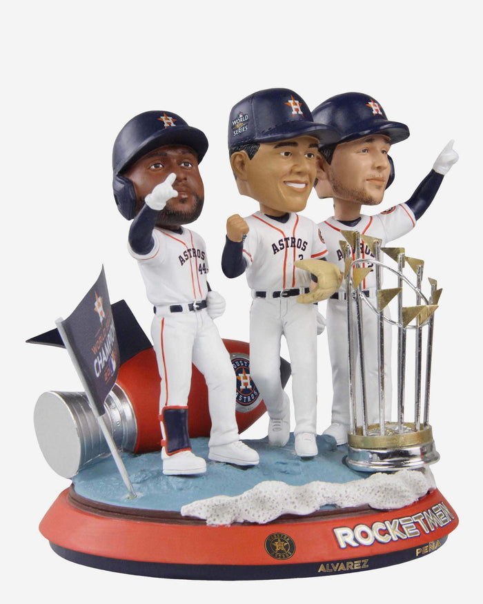 Houston Astros 2022 World Series Champions Rocketmen Mini Bobblehead Scene FOCO - FOCO.com