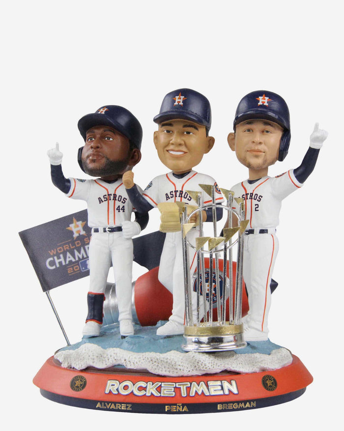 Houston Astros 2022 World Series Champions Rocketmen Mini Bobblehead Scene FOCO - FOCO.com