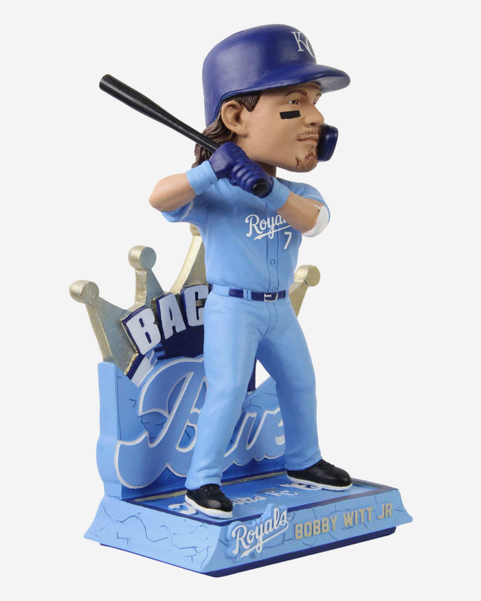 Bobby Witt Jr Kansas City Royals Retro Jersey Bobblehead FOCO - FOCO.com