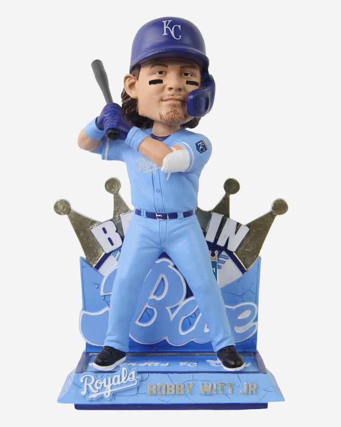 Bobby Witt Jr Kansas City Royals Retro Jersey Bobblehead FOCO - FOCO.com