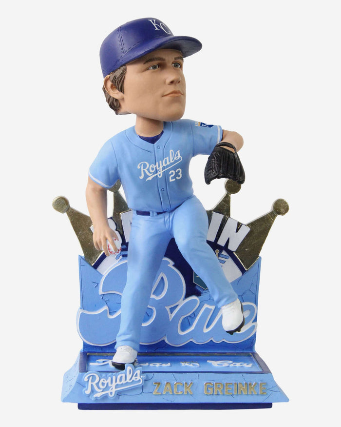 Zack Greinke Kansas City Royals Retro Jersey Bobblehead FOCO - FOCO.com