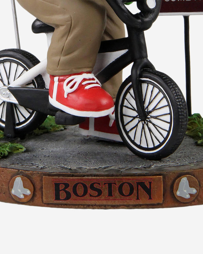 Wally The Green Monster Boston Red Sox Stranger Things Mascot On Bike Bobblehead FOCO - FOCO.com