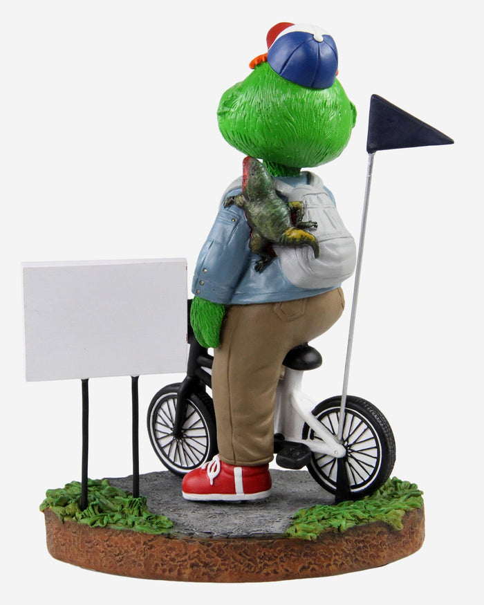 Wally The Green Monster Boston Red Sox Stranger Things Mascot On Bike Bobblehead FOCO - FOCO.com