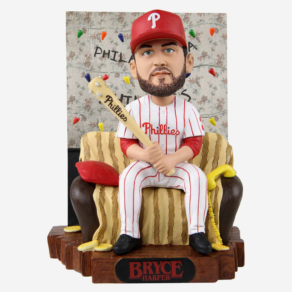 Bryce Harper Philadelphia Phillies Stranger Things Alphabet Wall Bobblehead FOCO - FOCO.com