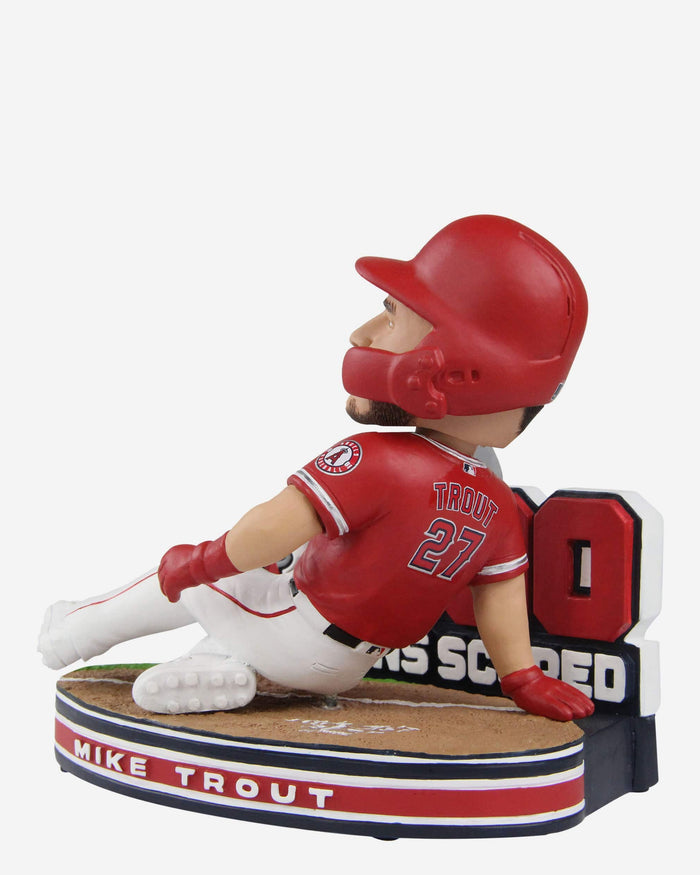 Mike Trout Los Angeles Angels 1000 Runs Scored Bobblehead FOCO - FOCO.com